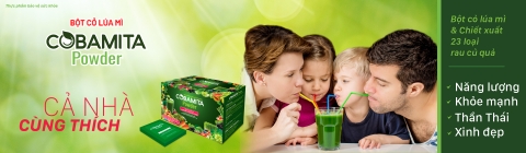Bột cỏ lúa mì - Cobamita Powder