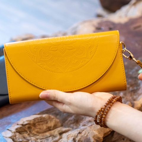 VÍ TIỀN MANDALA HOA SEN