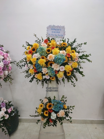 Kệ hoa chúc mừng sự kiện thành công tại Hà Nội - Hoa sự kiện tại Hà Nội
