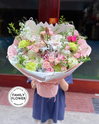 Bó hoa tươi tặng sinh nhật ! Family flower  hoa sinh nhật ! Điện hoa sinh nhật !