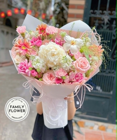 Bó hoa tặng bạn gái người yêu quận Ba Đình ,Cầu Giấy Hà Nội, family flower , hoa sinh nhật Hà Nội