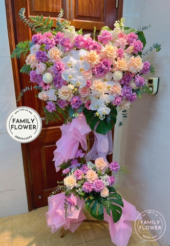 Kệ hoa chúc mừng khai trương , sự kiện hội nghị ở Cầu Giấy ! Hà Nội ! Hoa khai trương Hà Nội, hoa tươi Hà Nội