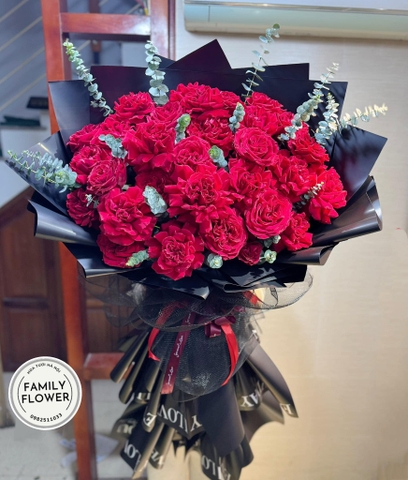 Bó hoa hồng đỏ tặng bạn gái người yêu ở quận Tây Hồ , Đống Đa  , Hà Nội ! Mua hoa tươi