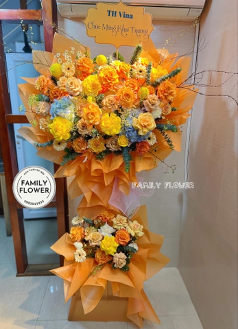 Kệ hoa tone vàng sang trọng chúc mừng khai trương quận Ba Đình Hà Nội ! Mua hoa tươi quận Ba ĐìnhKệ hoa tone vàng sang trọng chúc mừng khai trương quận Ba Đình Hà Nội ! Mua hoa tươi quận Ba Đình