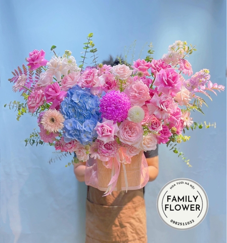 Lẵng hoa chúc mừng khai trương , sinh nhật quận Tây Hồ Hà Nội ! Hoa tươi Tây Hồ ! Điện hoa Tây Hồ
