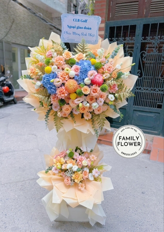 Kệ hoa sinh nhật quận Cầu Giấy Hà Nội ! Hoa sinh nhật quận Cầu Giấy