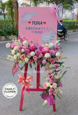 Kệ hoa khung tranh tặng khai trương ở Hà Nội ! Điện hoa hà nội , mua hoa tươi Hà Nội