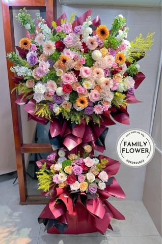 Kệ hoa chúc mừng thành lập công ty , sinh nhật Công ty ở Hà Nội ! Điện hoa Hà Nội