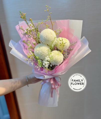Bó hoa ping-pong tặng sinh nhật quận Ba Đình , Cầu Giấy Hà Nội ! Shop hoa tươi Hà Nội ! Mua hoa tươi online Hà Nội