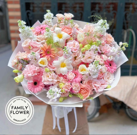 Bó hoa xinh xinh tặng bạn gái người yêu quận Cầu Giấy , Tây Hồ  Hà Nội ! Hoa tặng người yêu