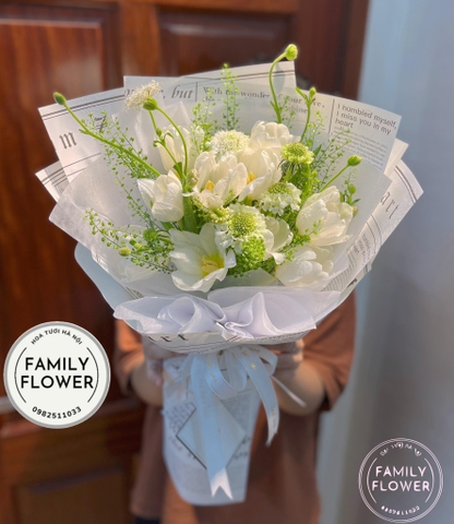 Bó hoa tulip tặng vợ , bạn gái ở Hà Nội ! Mua hoa tulip Hà Nội,  hoa tươi Hà Nội