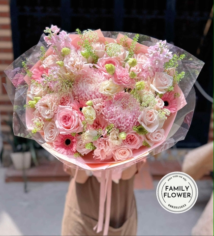 Bó hoa tặng sinh nhật mẹ  ở quận Đống Đa , Ba Đình Hà Nội ! Hoa sinh nhật Hà Nội