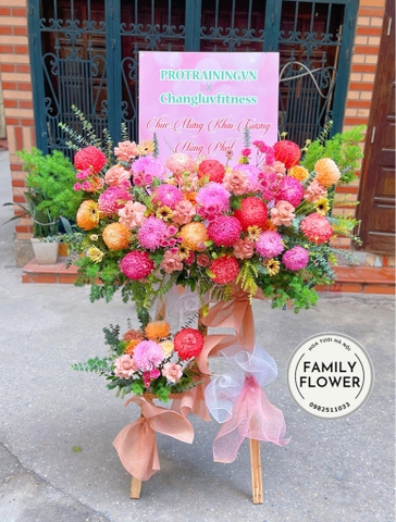 Kệ hoa khung tranh tặng chúc mừng khai Trương tại Cầu Giấy Hà Nội ! Hoa khai trương tại Hà Nội ! Mua hoa tươi online Hà Nội