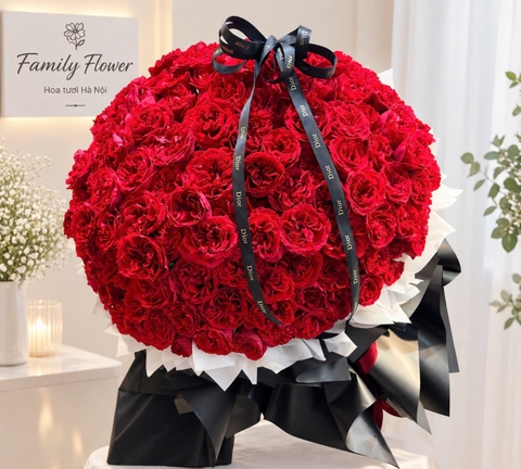 Bó Hoa Hồng Đỏ 20/10 Sang Trọng – Món Quà Yêu Thương Dành Tặng Người Phụ Nữ Bạn Yêu 🌹