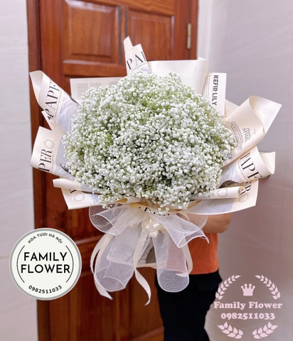 Hoa chúc mừng ngày phụ nữ Việt Nam 20 tháng 10 ! Bó hoa baby Hà Nội, hoa tươi Hà Nội