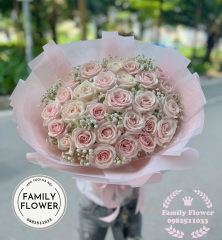 Bó hoa tặng vợ người yêu nhân dịp 20 tháng 10 ở Hà Nội ! Hoa 20 tháng 10, hoa tươi Hà Nội     