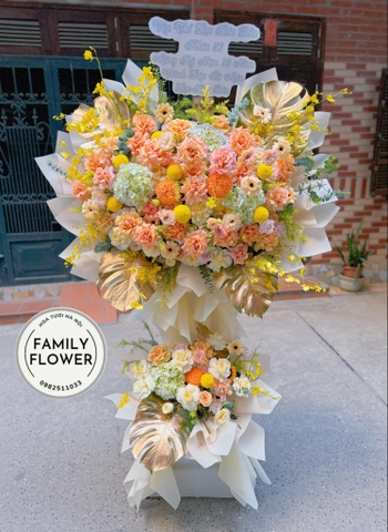 Kệ hoa chúc mừng ngày thành lập công ty ! Hoa sự kiện hội nghị ở Hà Nội ! Mua hoa tươi Hà Nội