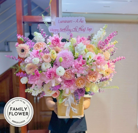 Lẵng hoa chúc mừng ngày nhà giáo Việt Nam 20 tháng 11 ! Hoa tặng thầy giáo