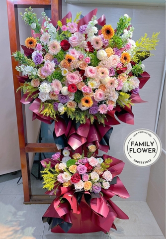 Kệ hoa chúc mừng thành lập công ty , sinh nhật Công ty ở Hà Nội ! Điện hoa Hà Nội