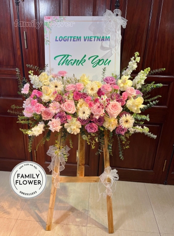 Kệ hoa khung tranh chúc mừng sự kiện ở quận Ba Đình , Hoàn Kiếm Hà Nội ! Hoa khai trương Hà Nội
