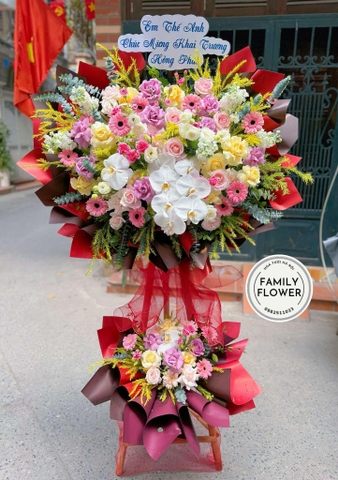 Kệ hoa chúc mừng khai trương quận Ba Đình Hà Nội ! Mua hoa khai trương Ba Đình ! Hoa tươi Ba Đình !
