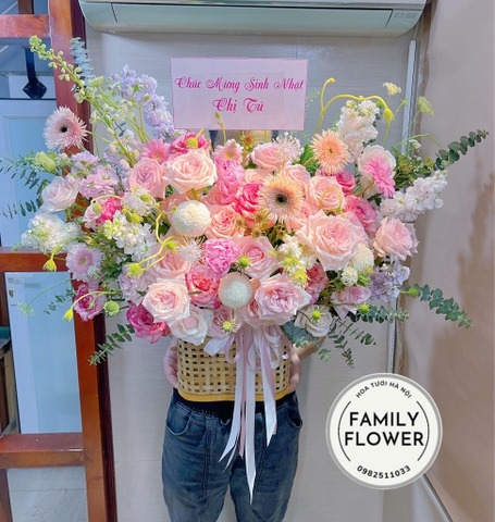 Hoa sinh nhật ! Lẵng hoa chúc mừng sinh nhật ở Hà Nội ! Mua hoa sinh nhật