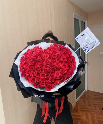 Bó hoa hồng 99 bông tặng sinh nhật tại Hà Nội - Hoa tươi Hà Nội - Đặt hoa online