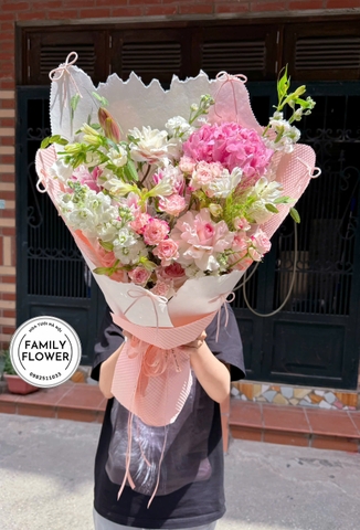 Bó hoa mix màu! Family flower hoa tươi Hà Nội ! Điện hoa Hà Nội