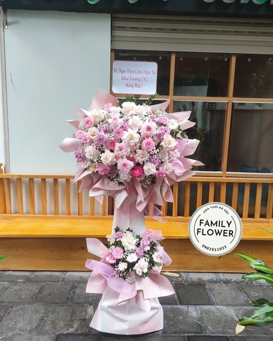 Cây hoa chúc mừng khai trương đẹp quận Cầu Giấy Hà Nội - Family Flower - Hoa tươi Hà Nội