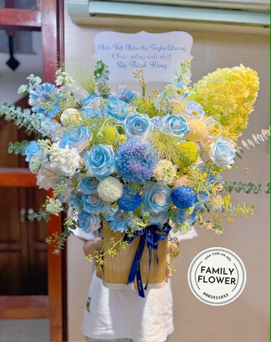 Lẵng hoa chúc sinh nhật quận Ba Đình! Hoa sinh nhật Ba Đình! Hà Nội