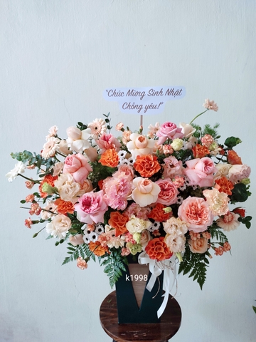 Lẵng hoa nhập khẩu chúc mừng sinh nhật tại Hà Nội - Hoa sinh nhật Hà Nội - Đặt hoa online