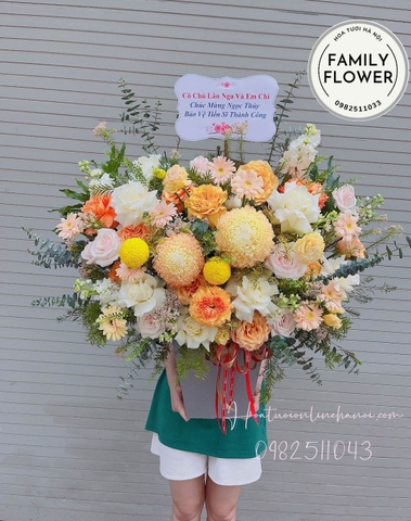 Hoa chúc mừng Hà Nội ! Lẵng hoa  chúc mừng tốt nghiệp ở quận Cầu Giấy