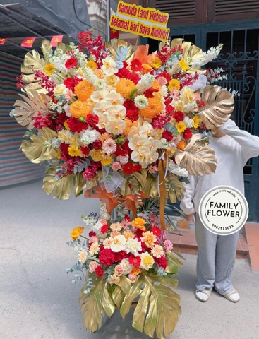 Kệ hoa vip sang trọng tặng đối tác quan trọng nhân dịp khai trương , sự kiện ở Hà Nội ! Hoa tươi Hà Nội