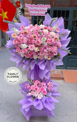 Cây hoa  2 tầng mừng khai Trương ! Hoa khai trương Hà Nội !