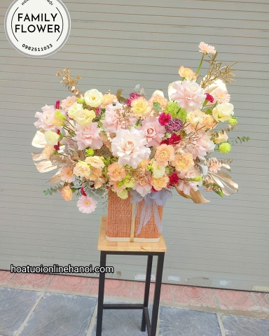 LẴNG  HOA TẶNG SẾP , ĐỐI TÁC QUAN TRỌNG  NHÂN DỊP SINH NHẬT , TÂN GIA ĐẸP TẠI HÀ NỘI . ĐIỆN HOA HÀ NỘI