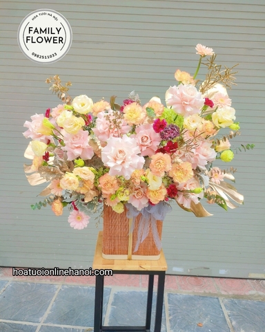 LẴNG  HOA TẶNG SẾP , ĐỐI TÁC QUAN TRỌNG  NHÂN DỊP SINH NHẬT , TÂN GIA ĐẸP TẠI HÀ NỘI . ĐIỆN HOA HÀ NỘI
