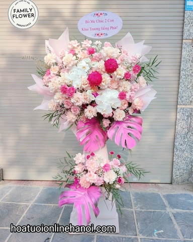 Cây hoa khai trương vip tặng đối tác quan trọng , sếp đẹp ở Cầu Giấy - Hà Nội. Hoa Khai Trương Hà Nội.