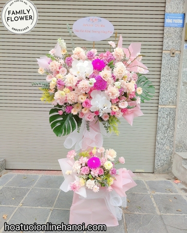 Kệ hoa vip chúc mừng sinh nhật công ty , khai trương sang trọng ở CẦU GIẤY - HÀ NỘI.