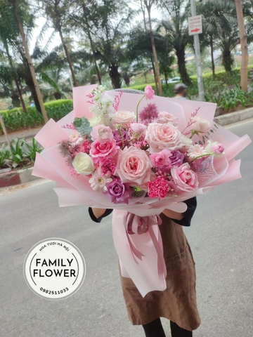 Bó hoa hồng đẹp tặng sinh nhật, Bó hoa hồng đẹp mừng sinh nhật tại Hà Nội