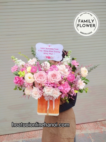 Hoa khai trương Hà Nội - Lẵng hoa chúc mừng khai trương tại Hà Nội