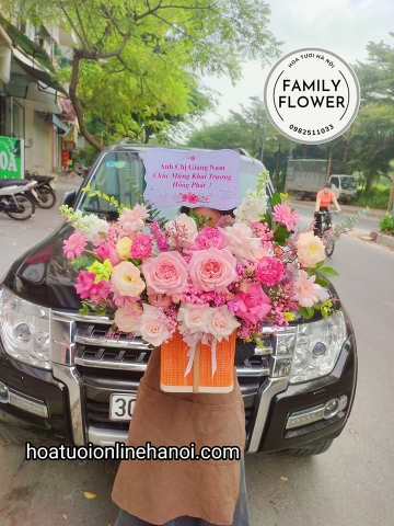 Hoa khai trương Hà Nội - Lẵng hoa chúc mừng khai trương tại Hà Nội