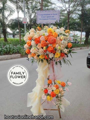 Kệ hoa khai trương , chúc mừng sinh nhật , hội nghị , sự kiện quan trọng tại quận Đống Đa .