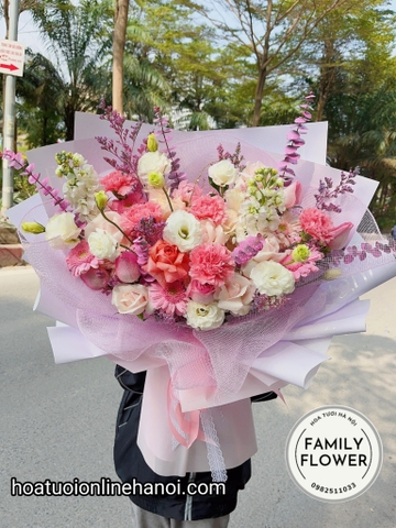 Hoa sinh nhật ! Bó hoa tặng sinh nhật đẹp tại quận Cầu Giấy _ Ba Đình - Hà Nội