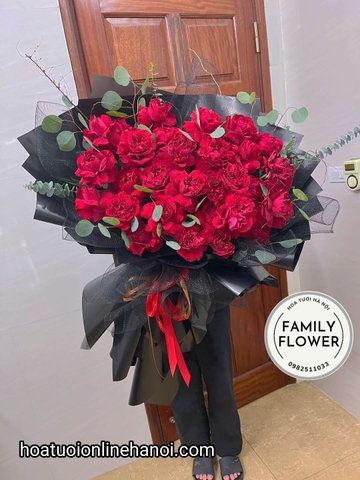 Hoa valentine . bó hoa hồng đỏ khổng lồ tặng người yêu ở Hà Nội