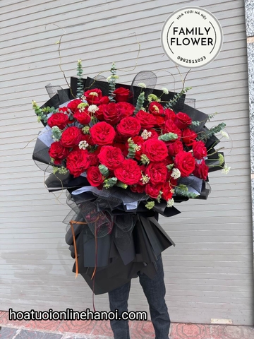 Bó hoa Valentine , hoa mùng 8/3 . bó hoa khổng lồ tặng người yêu ở HÀ NỘI.
