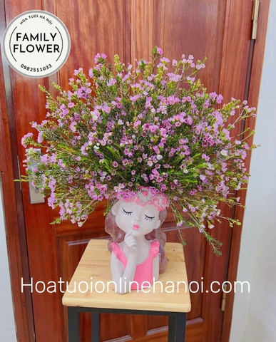 Hoa mùng 8 tháng 3 ! Bình hoa thanh liễu tặng sếp ngày 8/3 tại Hà Nội.