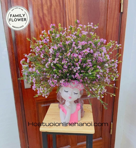 Hoa mùng 8 tháng 3 ! Bình hoa thanh liễu tặng sếp ngày 8/3 tại Hà Nội.