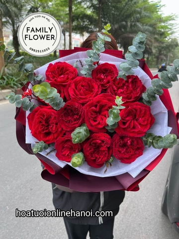 Hoa hồng đỏ tặng vợ tại quận Hai Bà Trưng! Shop hoa tươi Hà Nội