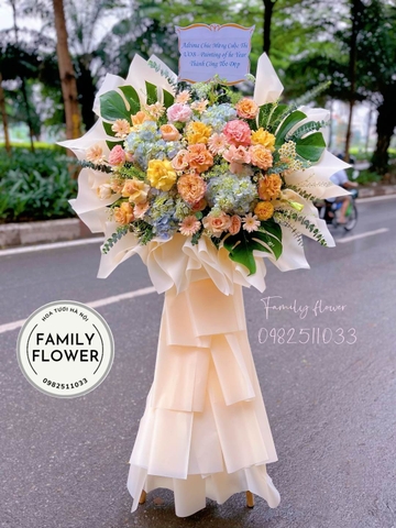 Hoa khai Trương Cầu Giấy ! Kệ hoa khai Trương quận Cầu Giấy Hà Nội