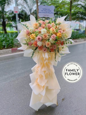 Hoa khai trương Hà Nội ! Kệ hoa chúc mừng khai trương ở Hà Nội !